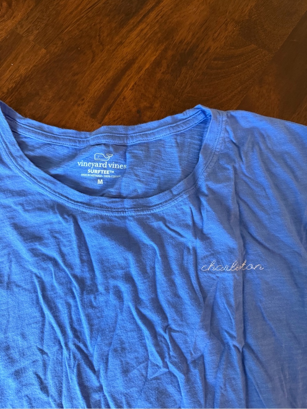 Vineyard Vines Women Classic Blue Crewneck T-Shirt